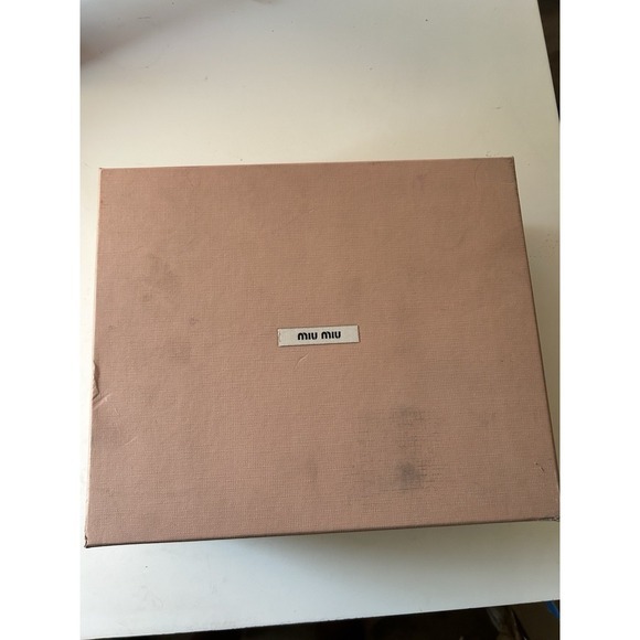 MIU MIU Back Zipper Funky Heel Platform Suede Grey Ankle Booties Shoes 9 Ret$550 - Picture 16 of 16